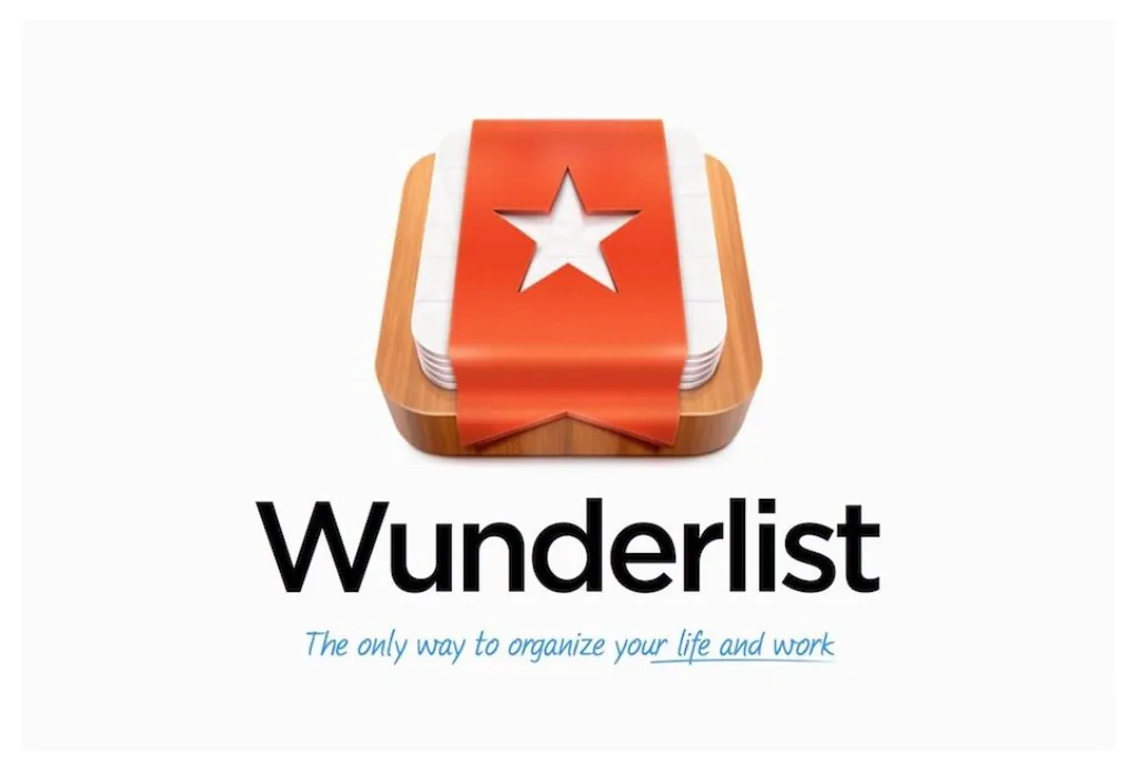 Wunderlist pitch deck title slide