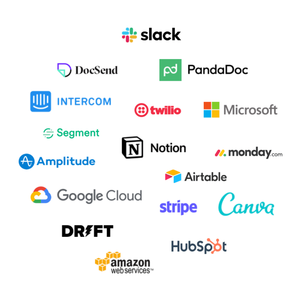 logo cloud for startup deal providers