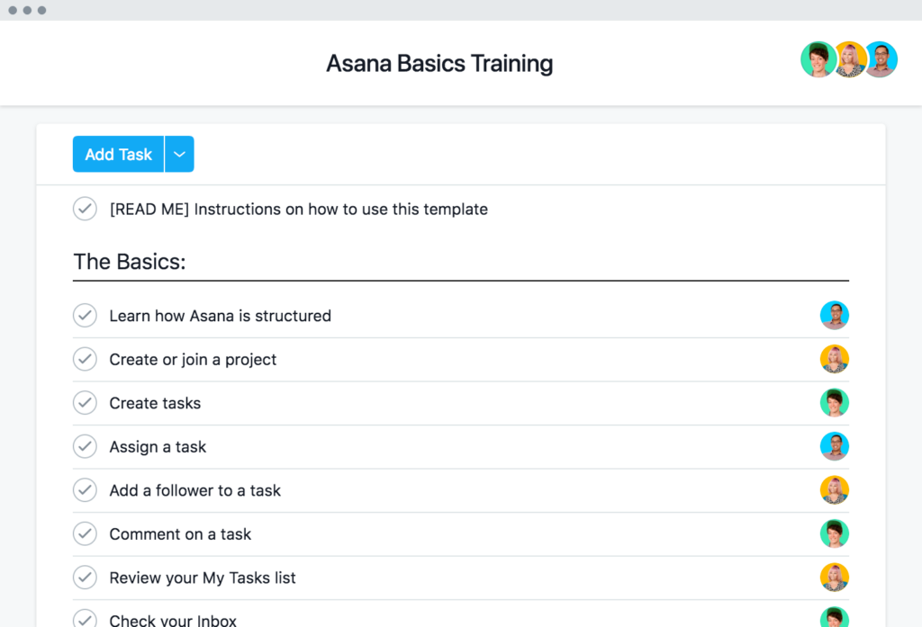 asana template review